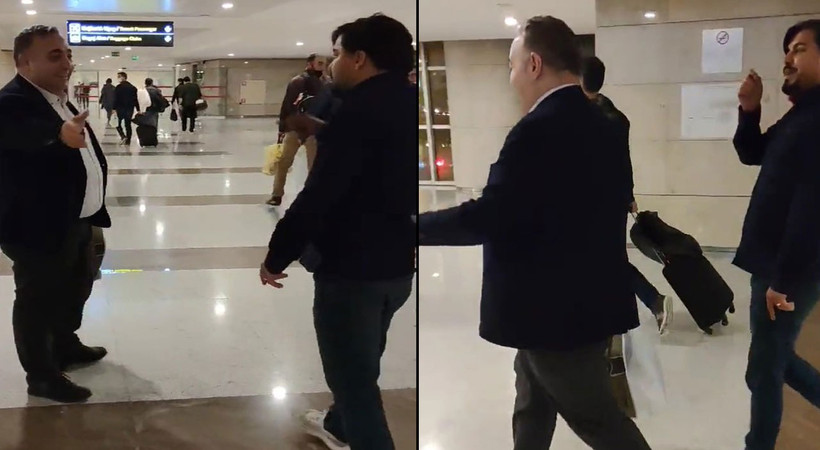 Gazeteci Arif Kocabıyık ile gazeteci Zafer Şahin havalimanında karşılaştı. İkili arasında 'lağım, bankamatik faresi' hakaretleri havada uçuştu. Şahin, Kocabıyık hakkında şikayetçi oldu