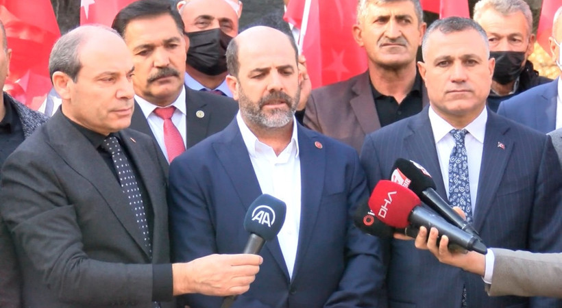 İYİ Partili Lütfü Türkkan'a TBMM önünde 'istifa' çağrısı