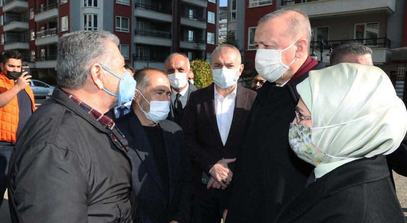 Cumhurbaşkanı Erdoğan'dan Başak Cengiz'in ailesine taziye ziyareti