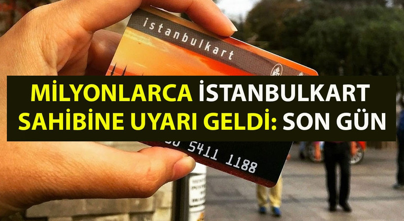 Milyonlarca İstanbulkart sahibine uyarı: 7 gün kaldı. İstanbulkart sahipleri son tarih yaklaşıyor. İBB'nin verdiği 1200 lira desteği almak için hala zamanınız var