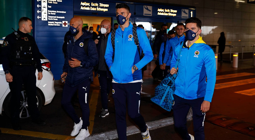 Fenerbahçe, Olympiakos maçı için Yunanistan'da