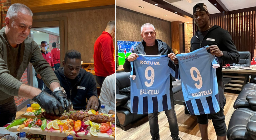 Mario Balotelli'ye 'boru kebabı' ziyafeti