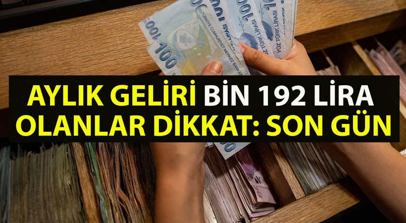 Aylık geliri bin 192 liranın üstünde olanlar dikkat! Son gün yaklaşıyor. 30 kasım 2021 tarihine kadar başvuru yapmazsanız borçlanmak zorunda kalacaksınız