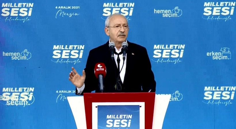 CHP, Mersin'deki 'Milletin Sesi' mitingi düzenledi. Kemal Kılıçdaroğlu'ndan flaş açıklamalar