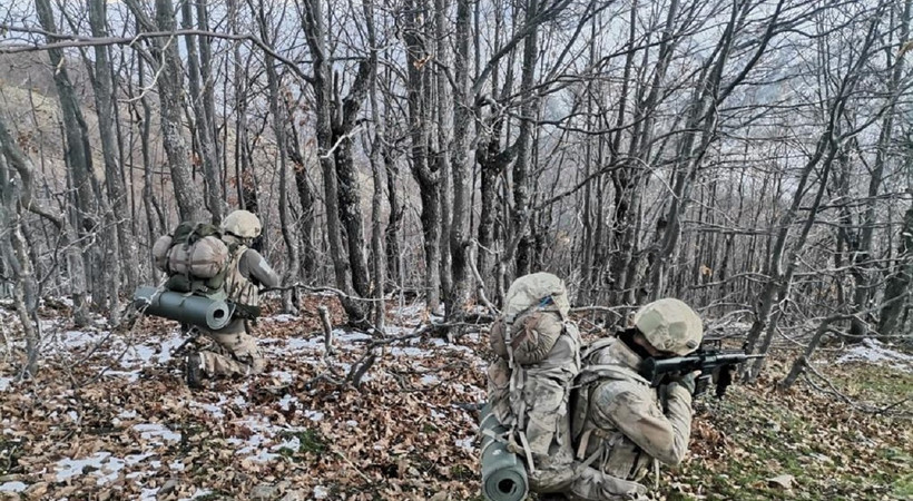 'Eren Kış-12 Tendürek Şehit Jandarma Kıdemli Binbaşı Kıvanç Cesur Operasyonu' Van'da 450 kişilik personelle başladı
