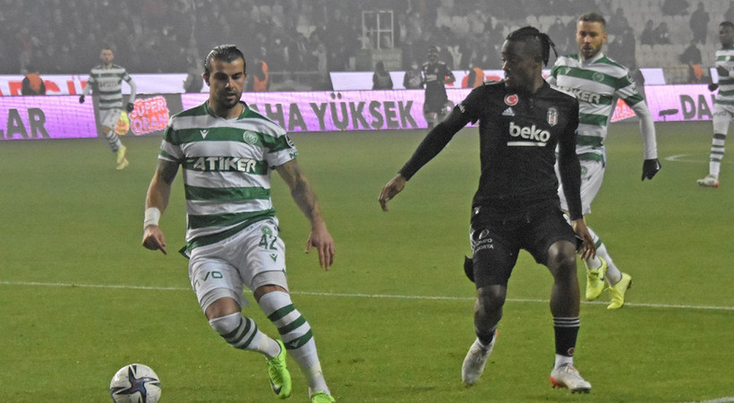 Konyaspor son dakika golüyle Beşiktaş'ı yendi