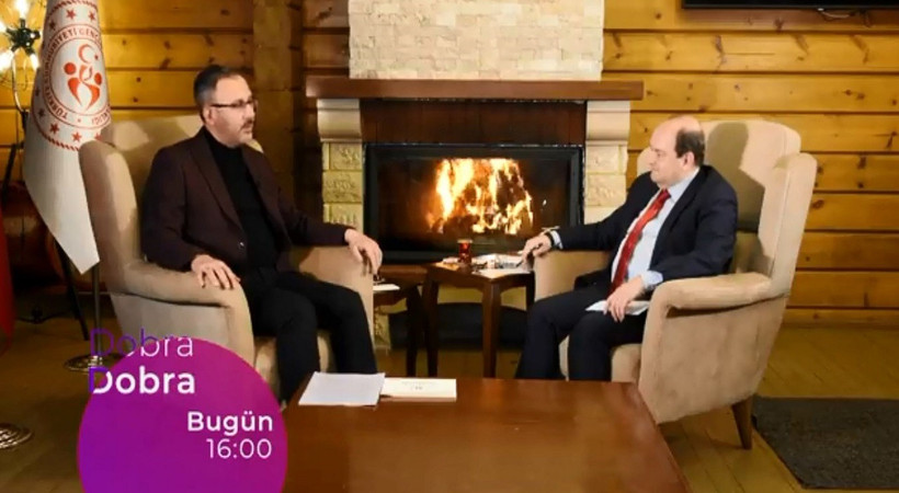 Gençlik ve Spor Bakanı Dr. Mehmet Kasapoğlu tv100'deki Dobra Dobra'ya konuk oluyor
