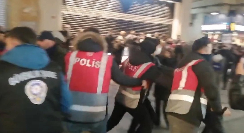 Beyoğlu'nda Enes Kara yürüyüşünde gözaltına alınanlar serbest