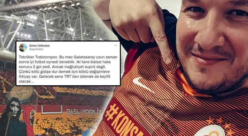 Şahan Gökbakar'dan Galatasaray paylaşımı! Küme düşme göndermesi sosyal medyayı salladı