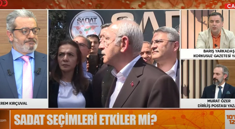 SADAT'tan gazeteci Barış Yarkadaş'a davet: Ne zaman istiyorsanız gelin. SADAT, CHP Genel Başkanı Kemal Kılıçdaroğlu'nun ziyaretiyle yeniden gündeme gelmişti