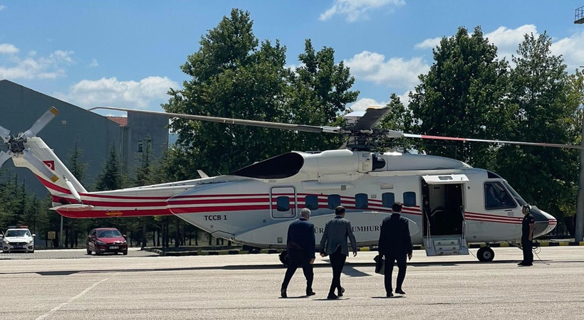 Binali Yıldırım'ı taşıyan helikopterde büyük panik! Acil iniş yaptı