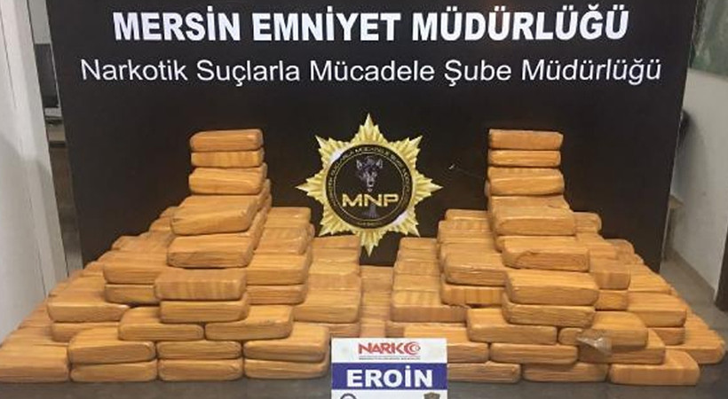 Mersin'de dev eroin operasyonu! Bakan Soylu Twitter hesabından duyurdu