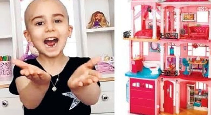 'Lösemili Yağmur'un hediyesi Demet Akalın'dan'