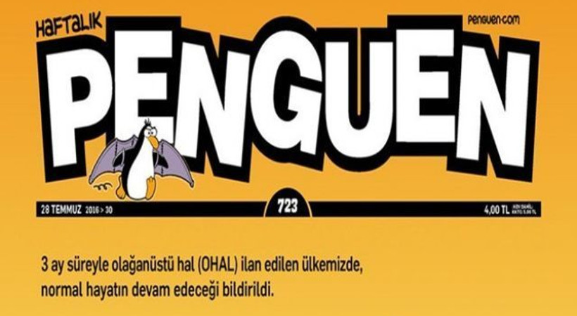 OHAL Penguen'in kapağında!