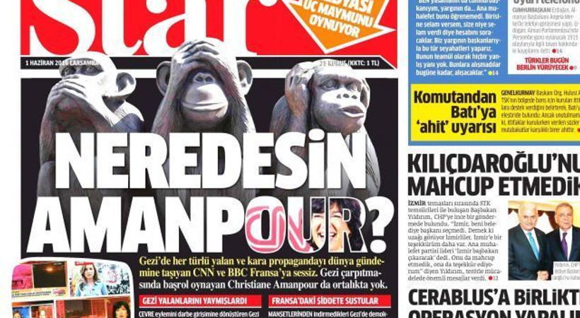 Star, gazeteci Amanpour'a meydan okudu ama fotoğraf sahte çıktı!