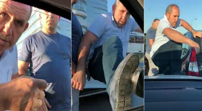 Hamile kadının olduğu araca saldıran baklavacı kardeşler tabelayı değiştirdi!