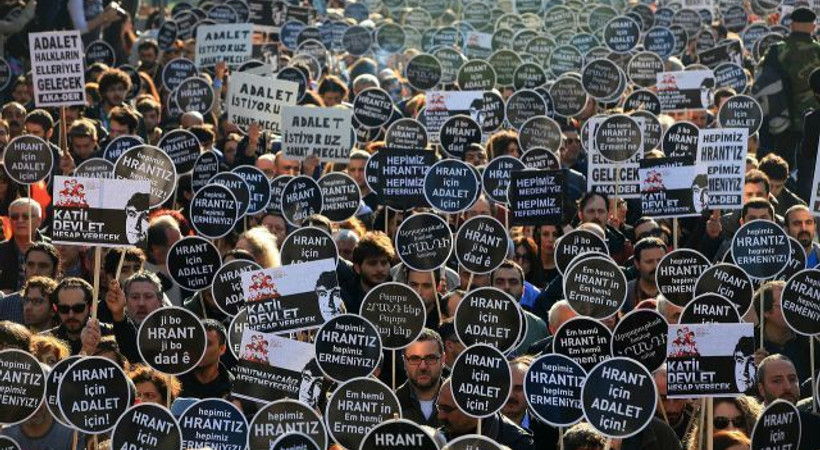 Hrant Dink vurulduğu yerde anılıyor