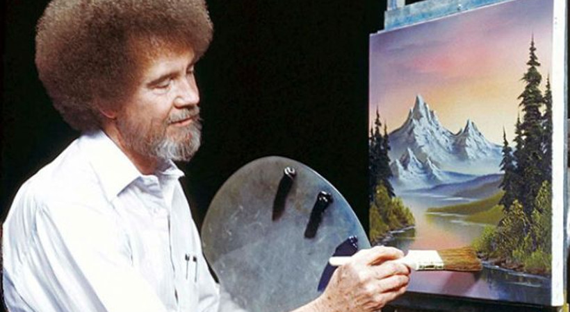 TRT'nin unutulmaz ressamı Bob Ross artık Youtube'da