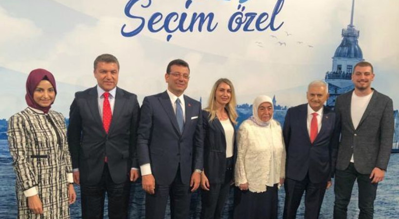 Ortak yayın sonrası aile fotoğrafı!