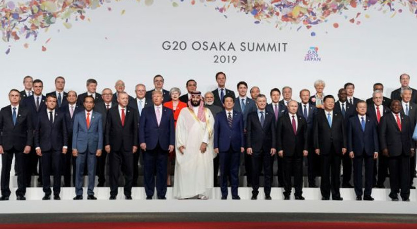 G20 zirvesi bu fotoğrafla başladı!