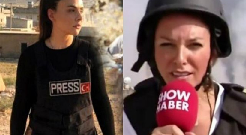 Sınırda anchorwoman dayanışması!