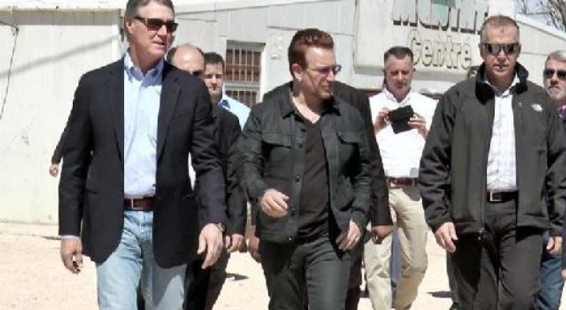 Dünyaca ünlü solist Bono'dan Gaziantep çıkarması!