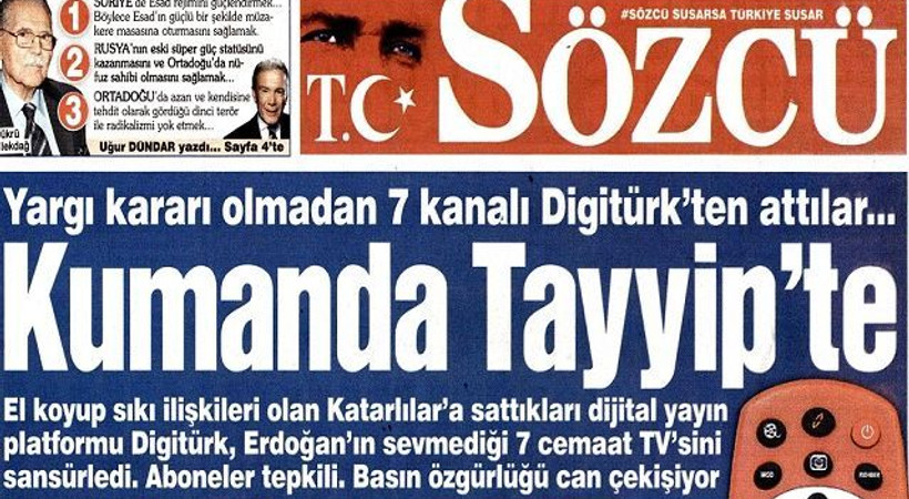 Sözcü yazarına hapis cezası!