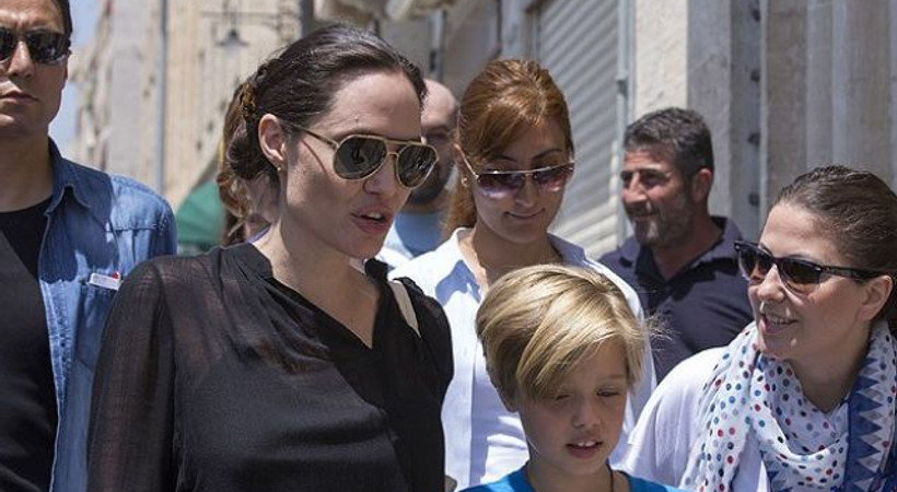 Angelina Jolie, Mardin'de şaşırttı!