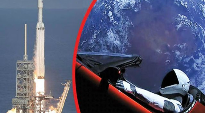 Mars'a yolculuk başladı... Falcon Heavy fırlatıldı!