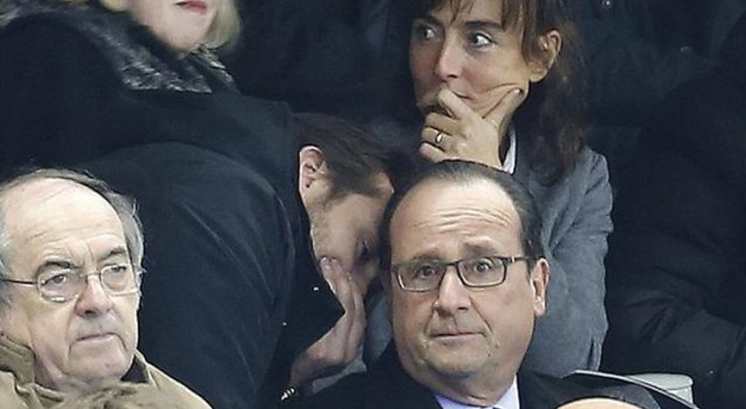 Daily Mail fotoğrafladı! İşte, Hollande'ın saldırıları öğrendiği an!