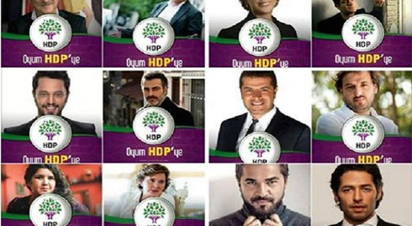 Ünlü isimler HDP'li gösterildi, partiden sosyal medya açıklaması geldi