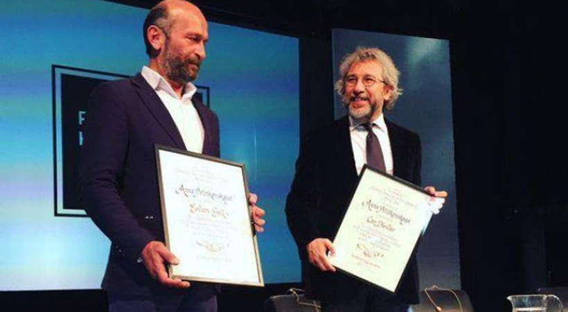 İsveç'te Can Dündar ve Erdem Gül'e Fikir Özgürlüğü Ödülü