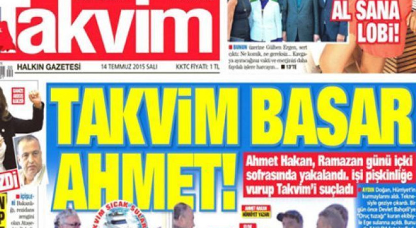 Ahmet Hakan'dan Takvim'e sert çıkış: Allah mısınız?
