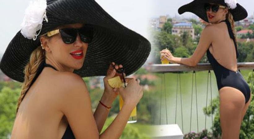 Burcu Esmersoy'dan Vietnam pozları