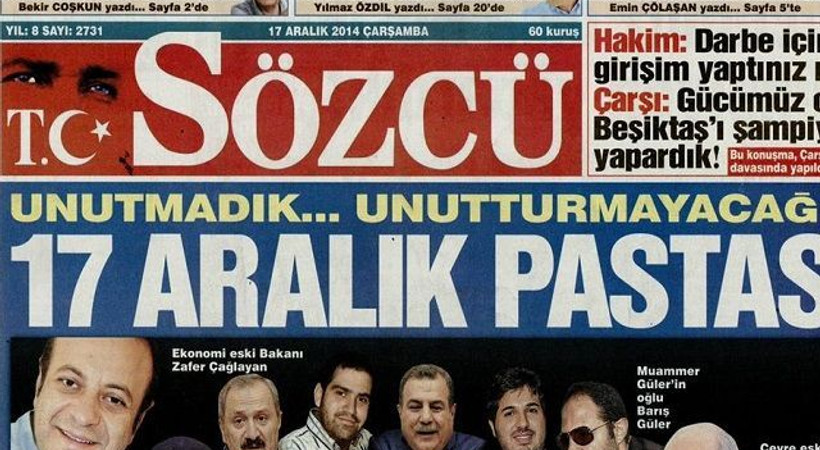 Sözcü yazarları 'yolsuzluk ve rüşvet haftası'nı kutladı