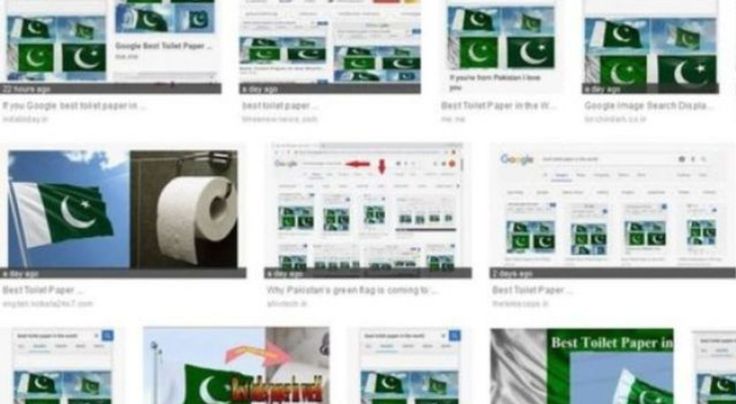 Korsanlar Google'a saldırdı: 'Tuvalet kağıdı' aramasında Pakistan bayrağı