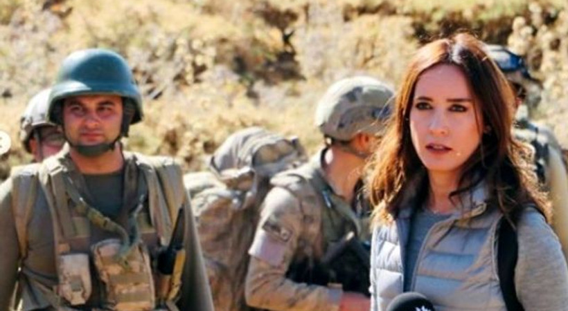 Nazlı Çelik Mehmetçik'le birlikte operasyona katıldı