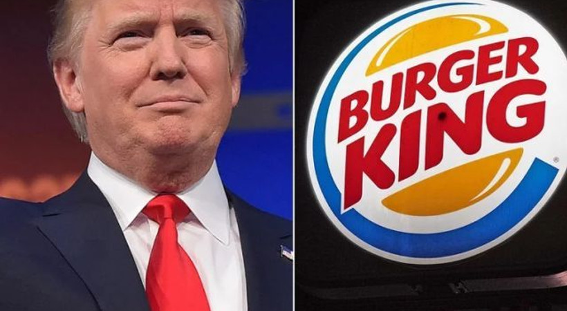 Trump, Burger King'in diline dolanırsa: Elimizde 'hamberder' kalmamıştır