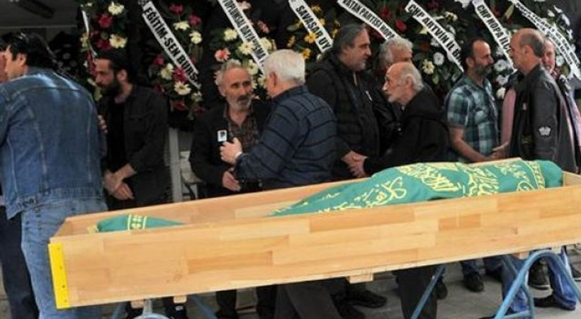 Kazım Koyuncu'nun babası son yolculuğuna uğurlandı