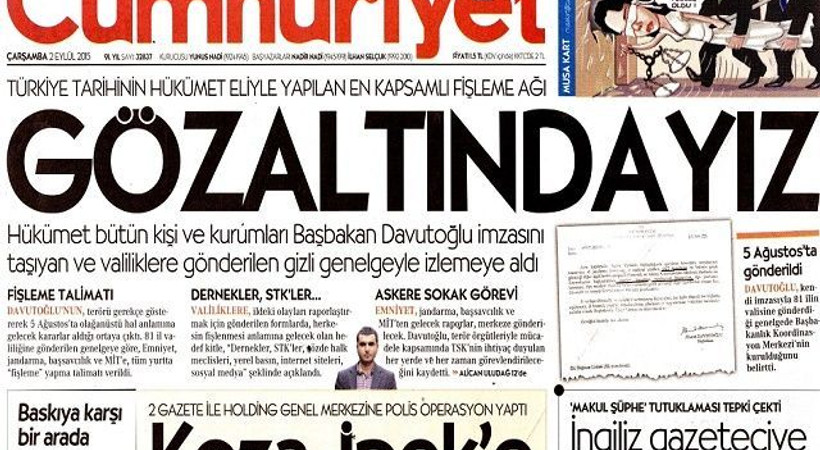 Cumhuriyet 'gözaltındayız' dedi, Başbakanlık'tan açıklama geldi