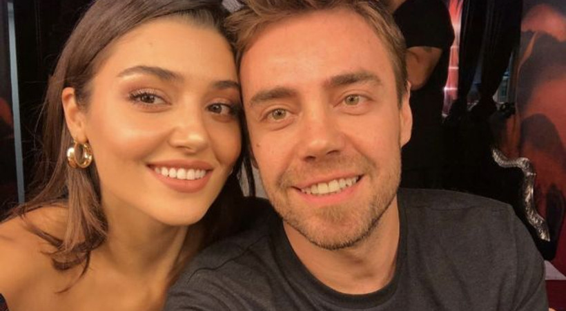 Murat Dalkılıç'tan Hande Erçel'e: İki gözümün çiçeği!