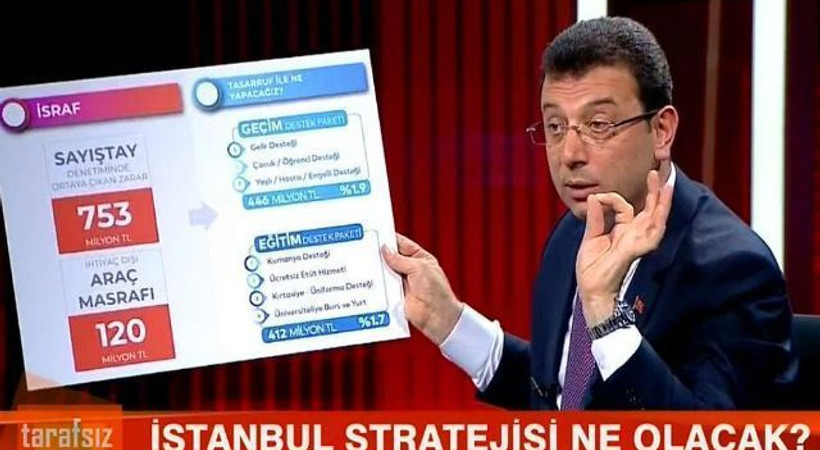 İmamoğlu: CNN Türk, beni çeken kameramanları işten çıkarmış
