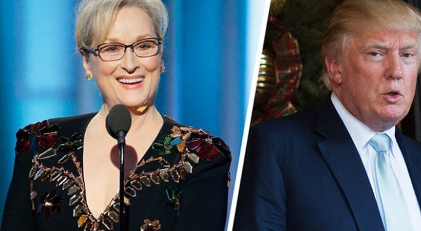 Donald Trump'tan Meryl Streep'e: O bir...