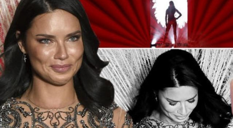 Adriana Lima gözyaşlarıyla veda etti