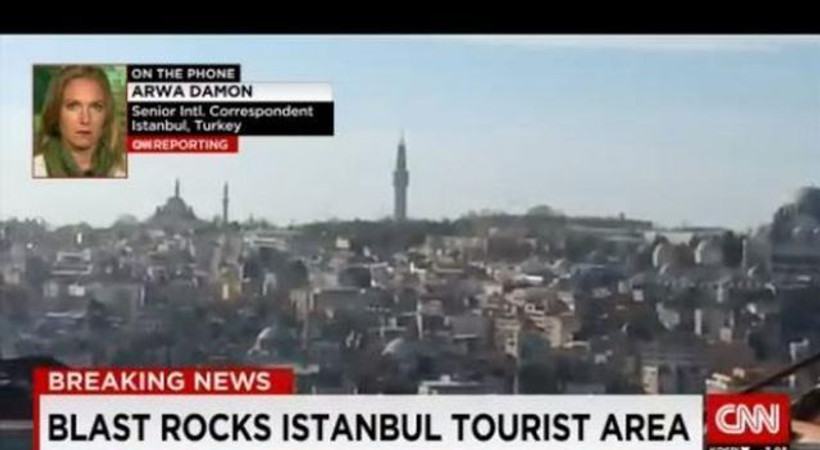 Dünya Sultanahmet'teki patlamayı böyle gördü