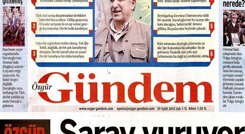 Baskına ilk sayfadan meydan okudu!