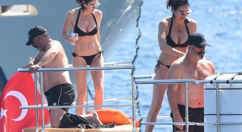 Cem Yılmaz ve Defne Samyeli'nin tatil keyfi