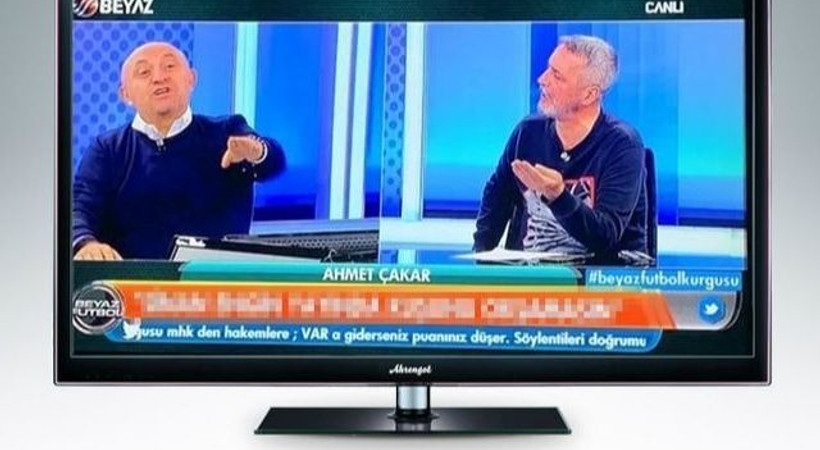 Beyaz TV ekranlarında alt yazı olay oldu!