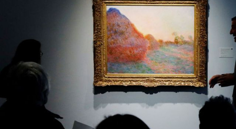 Fransız ressam Monet'nin 'saman yığınları' rekorları kırdı