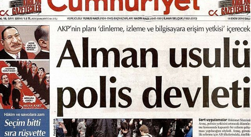 Yazılarıyla yeniden Cumhuriyet gazetesinde!